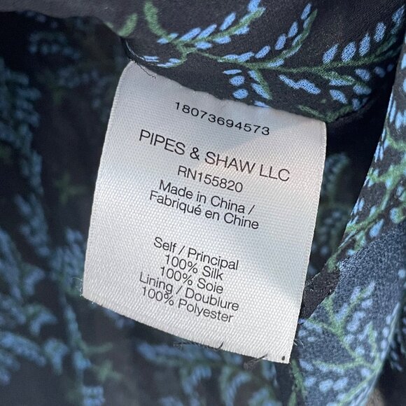 Veronica Beard Womens 0 Floral 100% Silk Ruffle Button Up Floral Blouse Shirt To - Picture 4 of 14